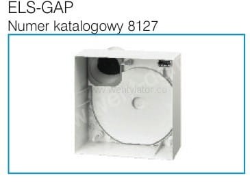 Wentylator Helios ELS-V60/35 Ultrasilence z obudową GAP natynkową