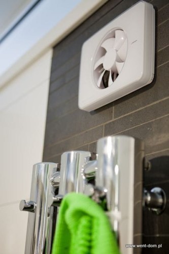 Cichy Wentylator łazienkowy Fresh Intellivent Biały