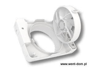 Cichy Wentylator łazienkowy Fresh Intellivent Biały