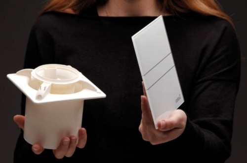 Wentylator łazienkowy Cata E100GTH Czujnik wilgoci + Timer Szklany