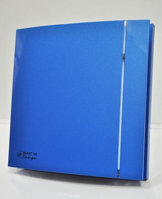 Niebieski wentylator łazienkowy Silent