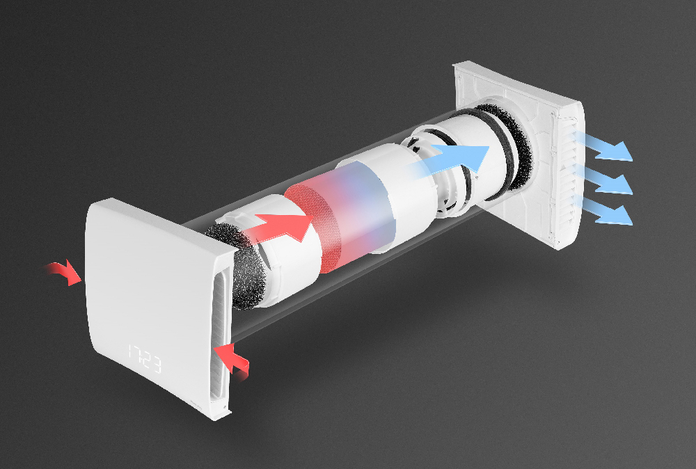 Rekuperator decentralny Awenta AHR